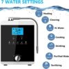 Ionizzatore d'Acqua Alcalina PH 3-11, Fino a -800 mV ORP, 8000 Litri