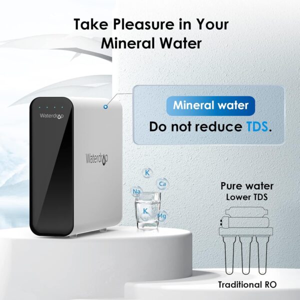 71zcGSpzrjL._AC_SL1500_ Waterdrop TSU 0,01μm Filtraggio dell'Acqua Sistema Sotto il Lavandino Con Ultrafiltrazione,